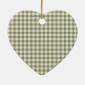 Zur Oma befördert Babynamensschild Herz Keramik Ornament (Hinten)