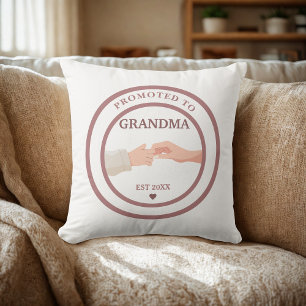 Zur Oma befördert EST. 20XX Kissen