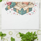Zur Oma befördert Geschenk Geschirrtuch (Gefaltet)