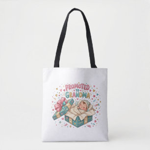 Zur Oma befördert Geschenk Tasche