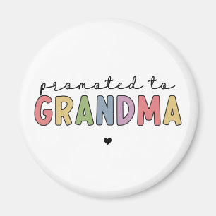 Zur Oma befördert Neue Oma Geschenke Magnet
