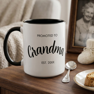 Zur Oma befördert - Schwangerschaftsankündigung - Tasse