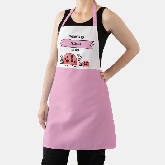 Zur Oma-Schnecken pink befördert Schürze (InSitu)
