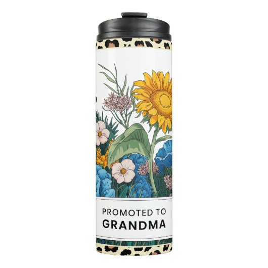 Zur Oma-Sonnenblume befördert Thermosbecher (Vorderseite)