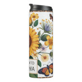Zur Oma-Sonnenblume befördert Thermosbecher (Nach rechts gedreht)