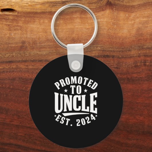 Zur Onkel 2024 Schwangerschaftsankündigung 1. Schlüsselanhänger (Rückseite)