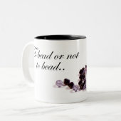 Zur Perle oder nicht bördeln Zweifarbige Tasse (Vorderseite Links)
