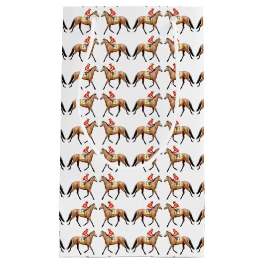 Zur Postenthoroughbred-Rennpferd-Geschenk-Tasche Kleine Geschenktüte (Vorderseite)