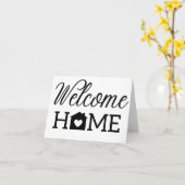 ZUR PULTE-GRUPPE ZURÜCKGEGANGEN - Welcome Zuhause Karte (Gelbe Blume)