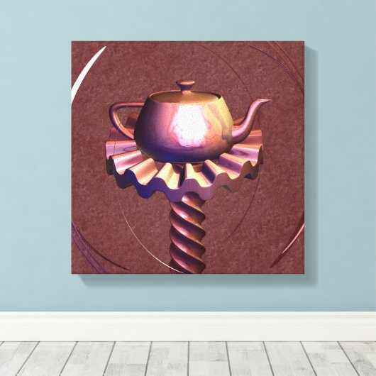 Zur Reflektion Leinwanddruck (Insitu (Holzboden))