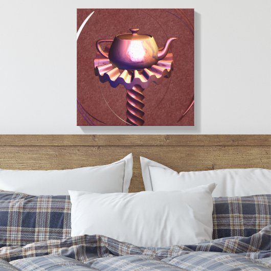 Zur Reflektion Leinwanddruck (Insitu (Schlafzimmer))