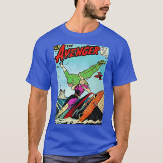 Zur Rettung Alter Superheld Comic Buchcover Retter T-Shirt
