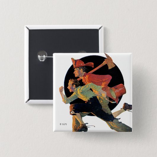 Zur Rettung Button (Vorne & Hinten)