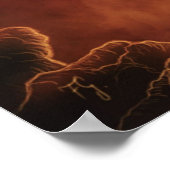 zur Rettung! Fantasy Dragon Leinwand drucken Poster (Ecke)