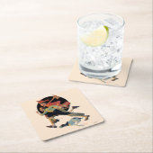 Zur Rettung Rechteckiger Pappuntersetzer (Vor Ort)