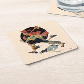 Zur Rettung Rechteckiger Pappuntersetzer (angewinkelt)