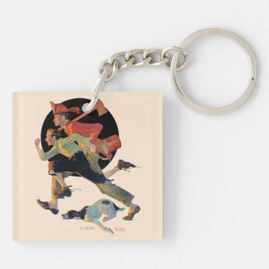 Zur Rettung Schlüsselanhänger (Rückseite)