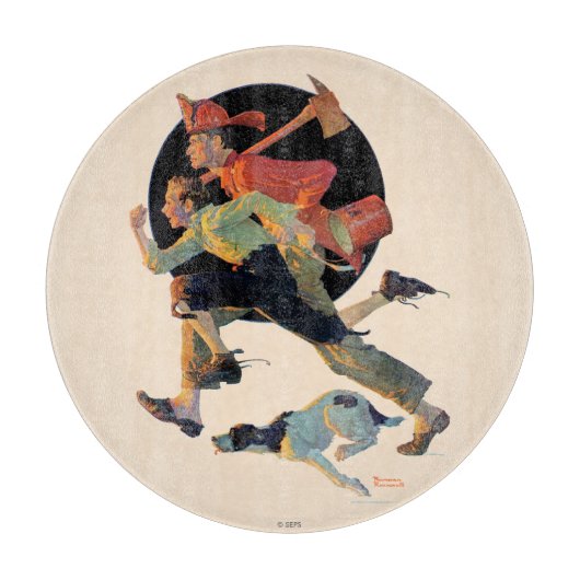 Zur Rettung Schneidebrett (Vorderseite)