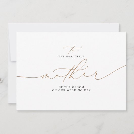 Zur schönen Mutter der Hochzeit (Vorderseite)