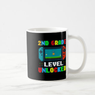Zur Schule Ck 2. Klasse freigeschaltet Gamer Kinde Kaffeetasse