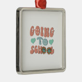 zur Schule gehen Ornament Aus Metall (Rechts)