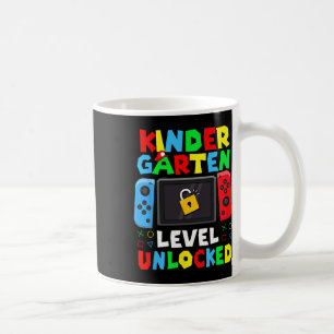 Zur Schule Kindergarten-Stufe freigeschaltet Gamer Kaffeetasse