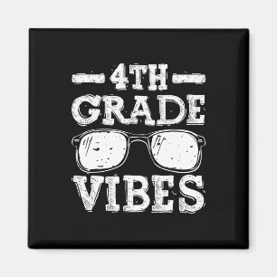 zur Schule Vibes der vierten Klasse Magnet