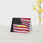 Zur Servierkarte aufgerufen Karte (Gelbe Blume)