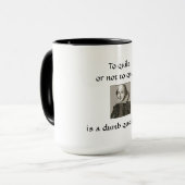 zur Steppdecke oder nicht steppen Tasse (Vorderseite Links)