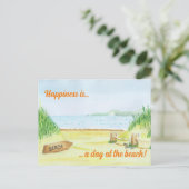 Zur Strandpostkarte Postkarte (Stehend Vorderseite)