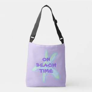 Zur Strandzeit Starfish Lavendel Crossbody Bag Tragetaschen Mit Langen Trägern