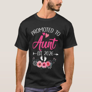 Zur Tante befördert Est 2026 Muttertag erstmals S T-Shirt