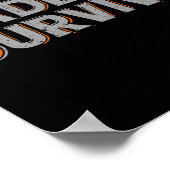 Zur Überwindung der Multiplen Sklerose Bewusstsein Poster (Ecke)