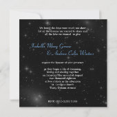 Zur Unendlichkeit und über Hochzeits-Einladung Einladung (Rückseite)