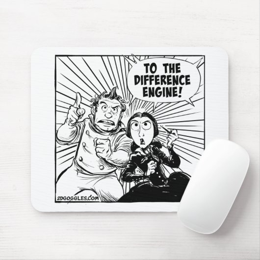 Zur Unterschied-Motor-Platte Mousepad (Mit Mouse)