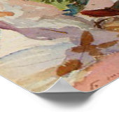 Zur Verandah von John Singer Sargent Poster (Ecke)