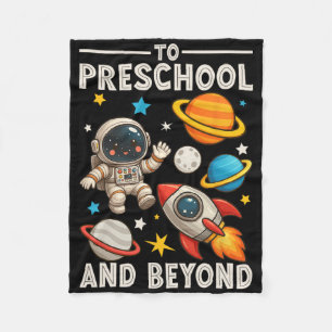 Zur Vorschule und darüber hinaus Astronaut Lustig Fleecedecke