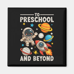 Zur Vorschule und darüber hinaus Astronaut Lustig Magnet