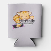 Zur Zeit Vermeidung von Verantwortung Schlafkatze Dosenkühler (Vorderseite)