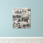 zur Zwangsräumung in Irland Leinwanddruck (Insitu (Holzboden))