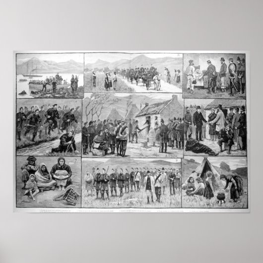 zur Zwangsräumung in Irland Poster (Vorne)