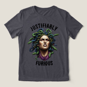 Zurecht Wütendes T-Shirt Tri-Blend Shirt