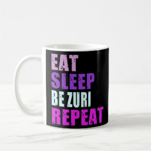 Zuri isst Sleep Be Repeat Zuri Kaffeetasse