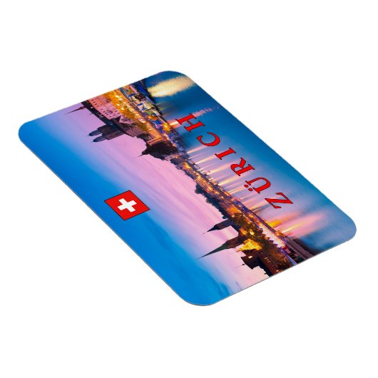 Zürich 003D Magnet (Rechte Seite)