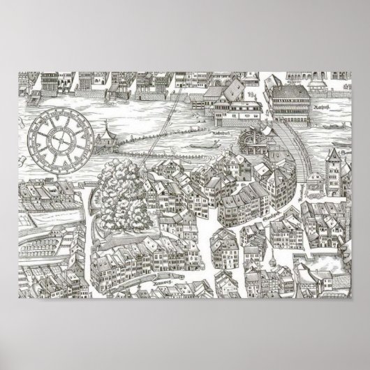 Zürich: 1576 poster (Vorne)