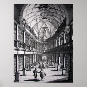 Zürich Bibliothek Poster