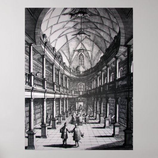 Zürich Bibliothek Poster (Vorne)