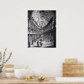 Zürich Bibliothek Poster (Küche)