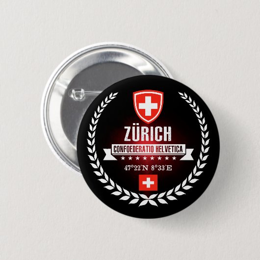 Zürich Button (Vorne & Hinten)