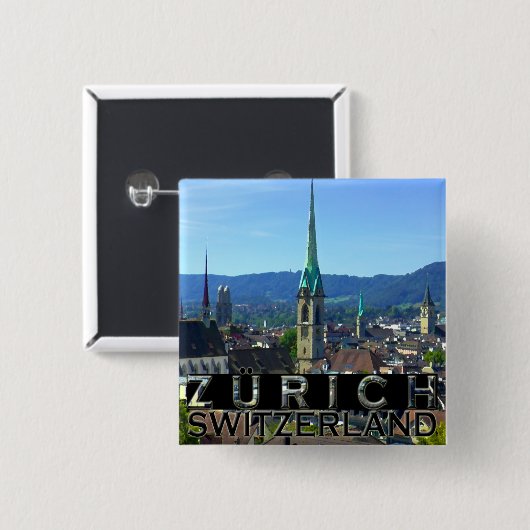 Zürich Button (Vorne & Hinten)